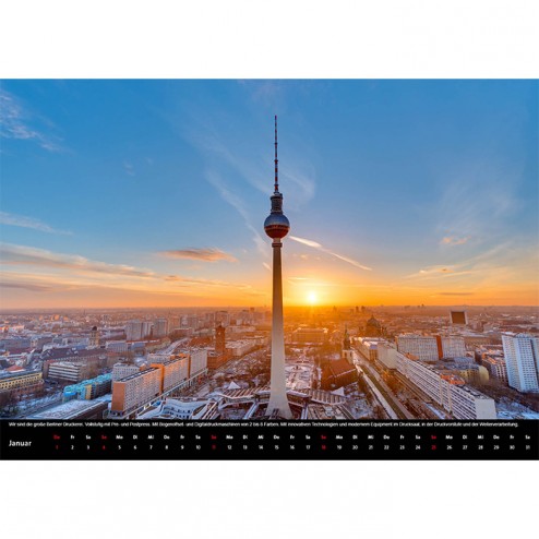 Kalender A2 quer (schwarz)