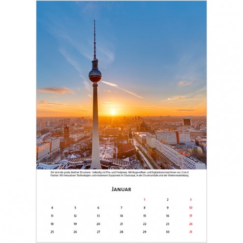 Kalender A3 hoch (weiß)