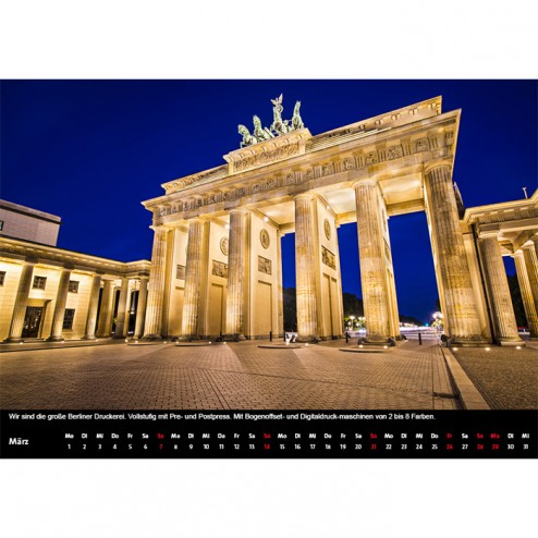 Kalender A4 quer (schwarz)