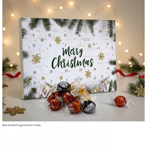 Adventskalender mit Lindt Lindor Kugeln