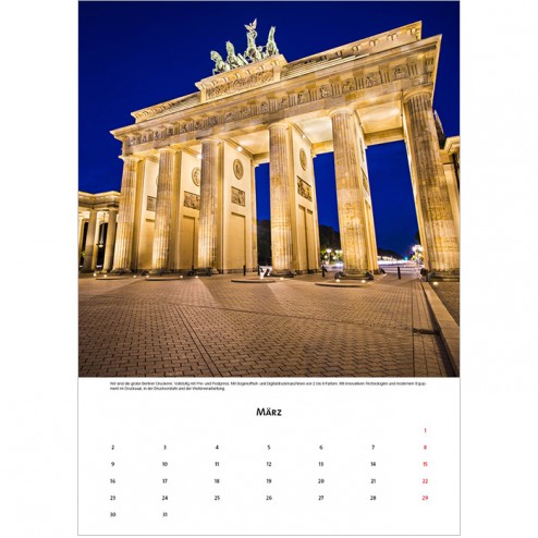 Kalender 50x70cm hoch (weiß)