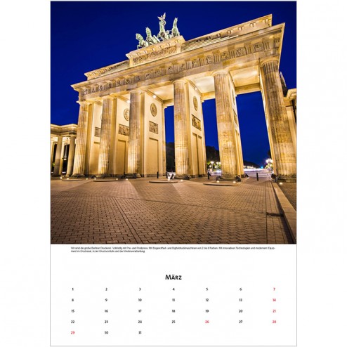 Kalender 50x70cm hoch (weiß)