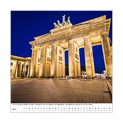 Kalender quadratisch 30x30cm (weiß)