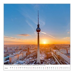 Kalender quadratisch 42x42cm (weiß)