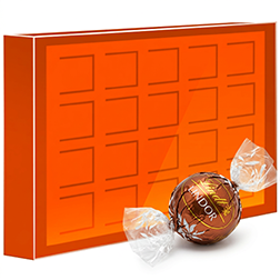 Adventskalender mit Lindt Lindor Kugeln