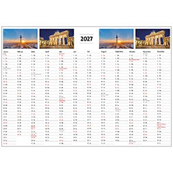 Jahresplaner mit Fotos